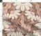Whimsical Floral Retro Blossom Earth Tone Daisy Dots Leaves Daisies Garden Large Scale Custom Printed Fabric by Spoonflower Various Fabrics by the Yard or Fat Quarter